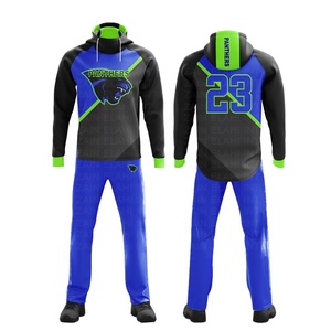 Vêtements de sport de haute qualité imprimés par sublimation personnalisée Costumes d'échauffement d'hiver avec logo personnalisé - Product Image 2