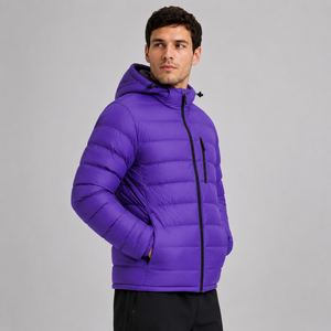 Blouson matelassé léger à capuche offrant une isolation fiable, un confort doux, un style élégant, idéal pour les tenues quotidiennes par temps froid. - Product Image 4