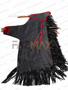 Chaps de Rodeo en Cuir Véritable pour Hommes, Taille Haute, Coupe Droite, Respirants, Grande Taille, Personnalisés pour l'Hiver - Product Image 2