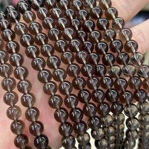 Perles d'obsidienne naturelle, perles rondes en pierre de cristal, brin de perles pour la fabrication de bijoux, artisanat DIY, vente en gros - Product Image 4