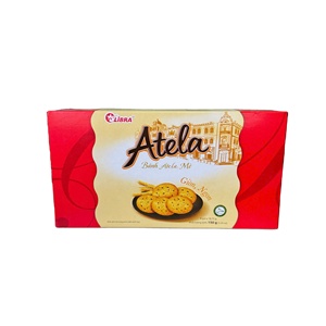 Atela Biscuits au sésame fins, croustillants, salés et sucrés, 150g, collation saine, fabrication vietnamienne, ODM OEM, échantillon gratuit - Product Image 4