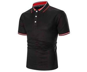 Camiseta Polo Casual de Manga Corta para Hombre, Camiseta Polo de Golf con Cuello Solapa, Logotipo Personalizado, Camisetas Polo para Hombre Baratas al por Mayor - Product Image 4
