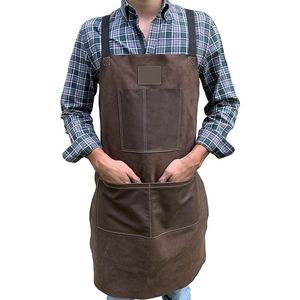 Safety Welding <b>Apron</b> for Protection Best Quality Safety <b>Working</b> Leather <b>Apron</b> 2025 New Style Wholesale Top Selling Leather - Product Image 3