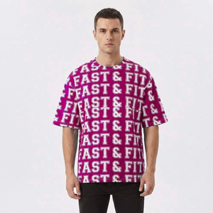 Camisetas Personalizables para Hombre, 100% Algodón Grueso, Impresión Serigráfica, Transpirables, Ecológicas, con Logotipo y Patrón de Letras Personalizados - Product Image 1