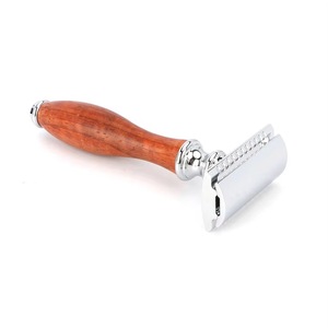 Rasoir de sécurité à double lame réglable pour homme, écologique, manche en acier inoxydable, lames de haute qualité, utilisation visage/corps/aisselles, Tegra - Product Image 3