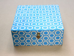 Decorative Resin Inlay Jewelry <b>Box</b> Natural Necklace <b>Earring</b> Storage Resin <b>Box</b> - Product Image 3