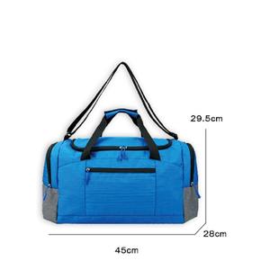 Sac de voyage imperméable grande capacité, pliable, pour le sport, la gym, les voyages d'une nuit, bleu gris - Product Image 1