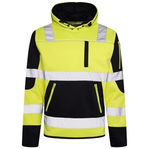 Diseña tu estilo de seguridad. Destaca en el trabajo con nuestra sudadera con capucha de alta visibilidad ANSI Clase 3. - Product Image 1