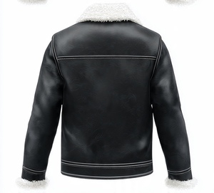 High Quality Premium Cool and Classy Fur Leather <b>Jacket</b> For Men - Product Image 6