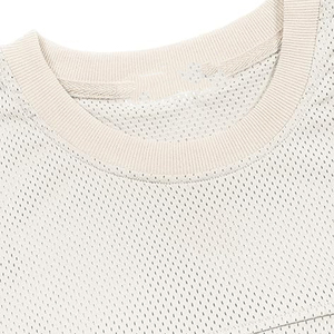 Camiseta Deportiva Retro de Fútbol para Hombre y Mujer, Personalizada OEM, de Malla, Estilo Crop Top, Holgada, de Poliéster Transpirable, para Verano - Product Image 6