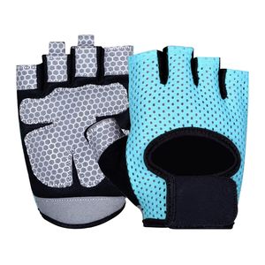 Guantes de Entrenamiento de Gimnasio de Nylon de Medio Dedo, Personalizados por el Fabricante, para Levantamiento de Pesas, Culturismo, Transpirables y Antideslizantes - Product Image 5