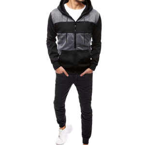 Conjuntos Deportivos de Invierno para Hombre con Logotipo Personalizado, Pantalones Deportivos Cómodos, Transpirables y de Secado Rápido, Ropa de Entrenamiento para Gimnasio, Traje Deportivo con Bloques de Color - Product Image 5