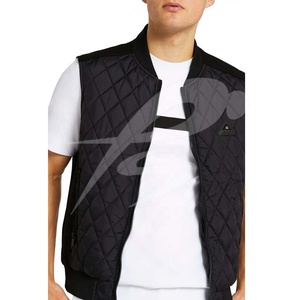 Chaleco de Invierno Personalizado para Hombre, Chaqueta Acolchada Ligera para Exteriores, con Bloques de Color, Cierre de Cremallera, 100% Poliéster, Chalecos Deportivos - Product Image 2