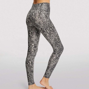 Pantalones de Yoga para Mujer, Diseño Personalizado, Cintura Media, Largos, con Bolsillos, Control de Abdomen, Elásticos en 4 Direcciones, 220g, Leggings para Yoga y Running - Product Image 3