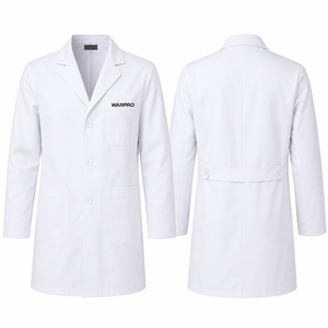 Bata de Laboratorio Médica Personalizada 2026, 100% Algodón Tejido, Unisex, Manga Larga, Uniforme de Hospital, Ropa de Trabajo Profesional para el Sector Sanitario - Product Image 6