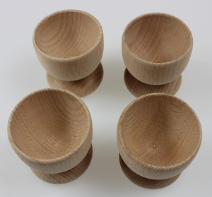 Porte-œufs en bois d'olivier écologique pour un petit-déjeuner et un dîner luxueux à la maison, décoration de table, support pour œufs durs - Product Image 4