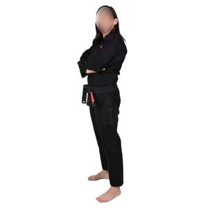 Tenue d'entraînement et de combat noire personnalisée, prix d'usine, vente chaude, vêtements d'arts martiaux, uniforme de judo, service OEM - Product Image 2