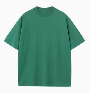 High Quality 100% Cotton Unisex Oversized <b>Short</b> <b>Sleeve</b> T-<b>shirt</b> Silk Screen Printing Logo 230gsm Custom Heavy Weight Knitted - Product Image 4