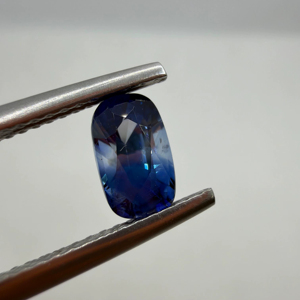 Natural Blue Sapphire <b>Long</b> <b>Cushion</b> Cut 1.24CT Ceylon SRI Lankan Blue Fire No Hole Gemstone for Jewelry Making - Product Image 1