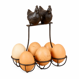 Black Metal <b>Egg</b> Holder Countertop 3-Tier Spiral <b>Egg</b> Storage Rack With Gathering Basket for Fresh Chicken <b>Eggs</b> Kitchen Organizer - Product Image 6