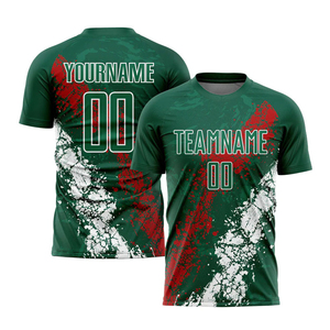 Professional Top Trending High Quality Breathable 100% Polyester Soccer Uniforms Heat-transfer Printed Custom Logo Sustainable - Product Image 4