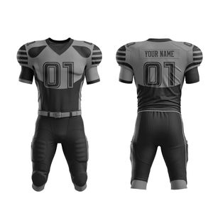 Uniforme de Fútbol Americano de la Mejor Calidad para Adultos, Último Diseño, Nuevo Estilo, Manga Corta, Estampado, Color Sólido - Product Image 1