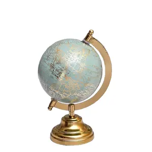 热销世界地球仪教育模型地图世界地球仪学校用金属镀金支架出售优雅设计