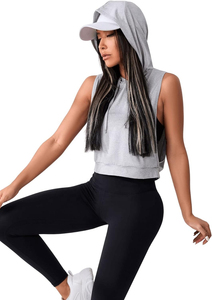 Lightweight Women's Short <b>Crop</b> Tank <b>Top</b> Eco-Friendly Breathable Spandex/Cotton Custom Logo OEM Service - Product Image 6