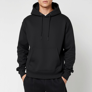 เสื้อฮู้ดกันน้ำแบบสวมหัว ผลิตจากผ้าฟลีซผสมโพลีเอสเตอร์/ไนลอนเนื้อนุ่ม สำหรับฤดูหนาว ปักลายดิจิทัล เป็นมิตรต่อสิ่งแวดล้อม รับผลิตแบบ OEM/ODM - Product Image 1