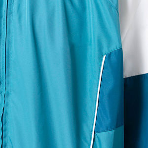 Unisex Sporty Tracksuit Set Color Blocking Full Sleeve Zipper Closure Quick Dry Polyester Adult Spring Wear - Product Image 5