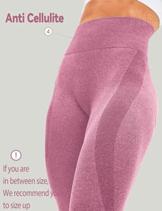 New Women V-waist Push up Yoga Pants Gym Fitness Set Seamless <b>Scrunch</b> Butt Yoga <b>Leggings</b> Workout Tights Running Sportswear LOGO - Product Image 3