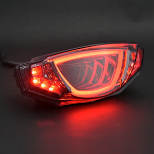 Luz Trasera LED para Motocicleta Scrambler 2015~2023 con Señal de Freno Integrada y Luz de Giro, Certificación E-Mark, Color Humo - Product Image 4