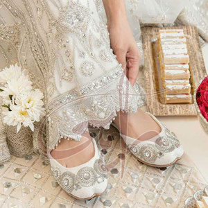 Nuevo Lanzamiento, Khussa para Mujer, Calzado de Moda de Primera Calidad, Estampado, Antideslizante, de Gamuza y Terciopelo - Product Image 6