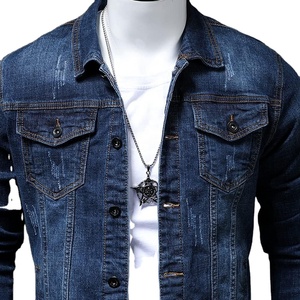 แจ็คเก็ตเดนิมผ้าแคนวาสคุณภาพสูง 100% ผ้าฝ้าย สำหรับฤดูหนาว คอตั้ง ระบายอากาศได้ดี รุ่นใหม่สำหรับผู้ชาย ไซส์พลัส ผลิตในปากีสถาน รับทำโลโก้ตามสั่ง - Product Image 1