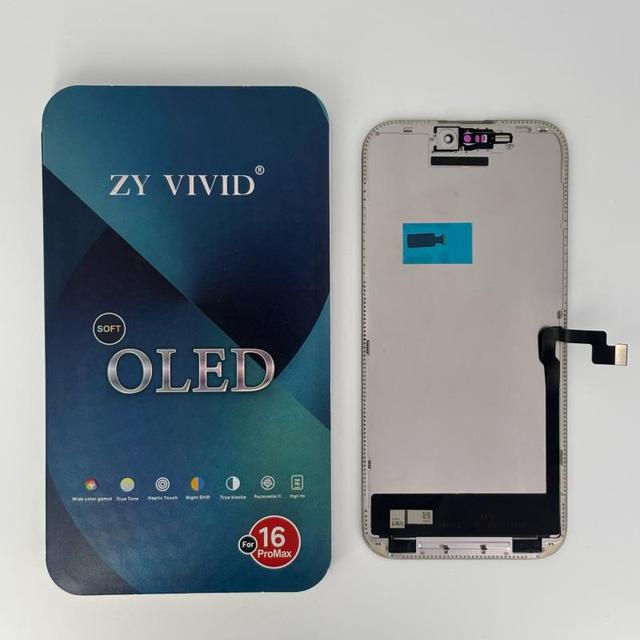 Wholesale for 15 16 17 Pro Max 3D Touch OLED 120Hz 6.7 Inch Replacement Display with 1 Year Warranty & Custom Packaging