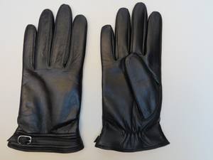 Gants de mode d'extérieur en cuir véritable compatibles avec les écrans tactiles pour l'hiver - Product Image 4