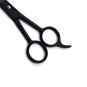Durable Salon Barber Scissors Stainless Steel Precision Edge Ergonomic Finger <b>Rings</b> Smooth Cutting Barber Scissors - Product Image 6