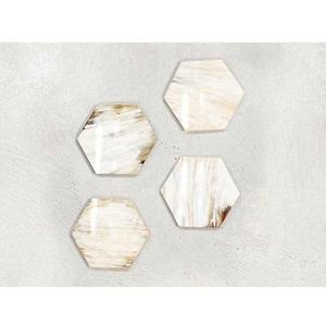 <b>Rustic</b> Buffalo Horn Coaster <b>Set</b>, Sustainable Handmade Drink Coasters for <b>Dining</b> <b>Table</b> Accessories - Product Image 1