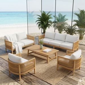 เฟอร์นิเจอร์ไม้สักสำหรับสวน ลานบ้าน หรือกลางแจ้ง ผลิตในอินโดนีเซีย - Product Image 1