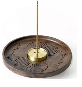 Porte-encens et brûleur en laiton Bold Blossom, design moderne personnalisé, utilisation aromatique, livraison rapide, décoration élégante pour la maison, vente en gros - Product Image 5