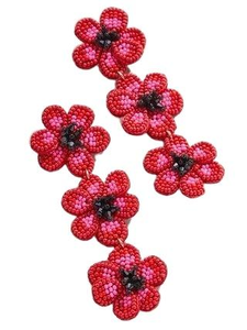 ต่างหูลูกปัดปักด้วยมือแบบหรูหราเครื่องประดับค๊อกเทลหลากสีสั่งทำได้อย่างสวยงาม - Product Image 2