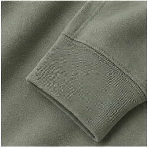 เสื้อฮู้ดดี้ทรงตรงโอเวอร์ไซส์สีเขียวเซจสำหรับผู้ชาย พร้อมเชือกผูกแบบโทนสีเดียวกัน กระเป๋าแบบจิงโจ้ รุ่น MHOOD-0013 - Product Image 6