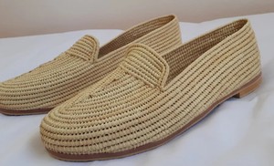 Mocassins marocains en raphia, chaussures en raphia tissées à la main, sandales d'été, sandales à enfiler en raphia, chaussures marocaines en raphia, chaussures bohèmes - Product Image 2