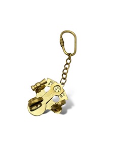 Porte-clés Boussole Vintage de Luxe en Laiton, Instrument de Navigation Nautique, Cadeau Maritime, Léger et Portable - Product Image 2