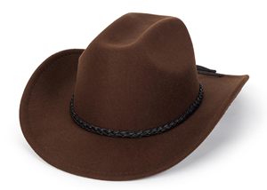 Sombrero Vaquero Personalizado para Hombre y Mujer, Sombrero Fedora Clásico del Oeste, Venta al Por Mayor OEM - Product Image 2