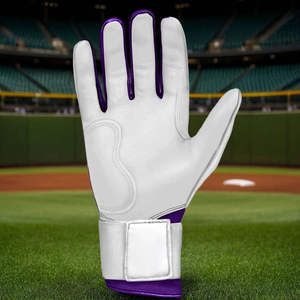 Guantes de Bateo de Béisbol de Cuero Profesionales Personalizados OEM ODM de Alto Rendimiento, Ambidiestros, de Secado Rápido y Malla Transpirable para Entrenamiento - Product Image 5