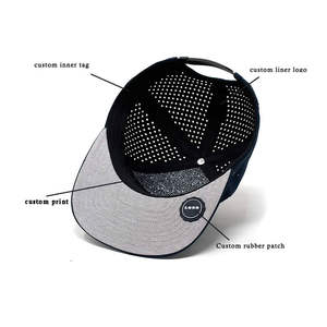 Gorra de Béisbol Snapback Gris de 6 Paneles de Alta Calidad, Bordado 3D Personalizable, Diseño Liso, Casual, Unisex, para Invierno y Otoño, para Actividades al Aire Libre - Product Image 6