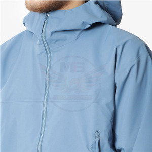 Dernier Style 2026 – Blouson Coupe-Vent Homme Décontracté en Nylon avec Fermeture Éclair et Logo Personnalisé – Vente en Gros Haute Qualité - Product Image 3