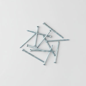 Metric Standard Flat Head Wood Construction <b>Screws</b> - Galvanized Steel Sharp Point Fasteners - Product Image 1