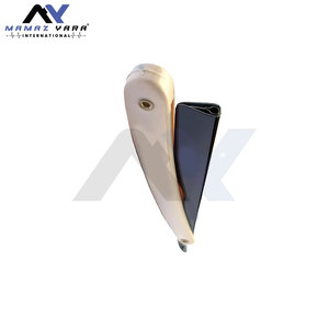 Men Barber Shaving Razor Salon <b>Plastic</b> Handle Folding Straight Shaving Razor Smooth Beard Hair Removal Grooming - Product Image 5